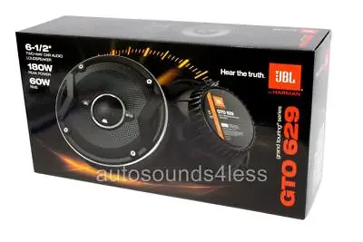 NEW JBL GTO629 180 Watts GTO Series 6.5  2-Way Coaxial Car Audio Speakers 6-1/2  • $89.90