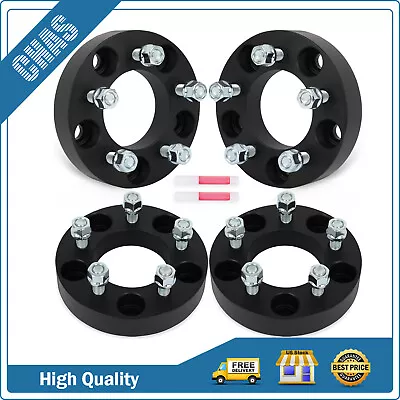 (4) 5x5 To 5x4.5 Wheel Adapters 1.25  5x127 Hub To 5x114.3 Wheel Fits Jeep JK WK • $78.57