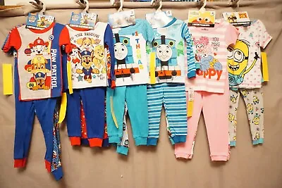 PAW PATROL THOMAS The Train ELMO OR DESPICABLE ME 3 AND 4 PIECE PJ S NEW W/TAG • $18.50