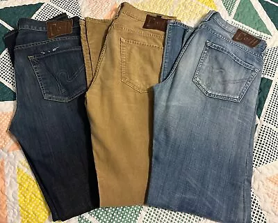 Lot Of 3 Citizens Of Humanity Jeans Men’s Size 32 X 34 100% Cotton • $20