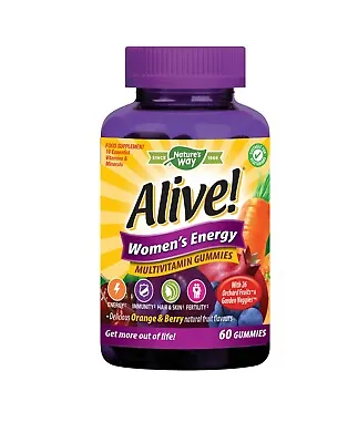 £12.99 • Buy Alive! Women’s Energy Soft Jell Multi-Vitamin & Mineral Gummies