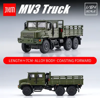 AU JKM 1:64 Army Jiefang Military MV3 Truck 6x6 Vehicle Model Toy Metal Car NIP • $36.29