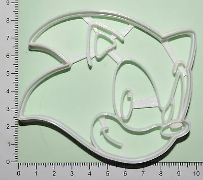 £4.99 • Buy Sonic Head Side Look  Cookie Cutter 3d Printed