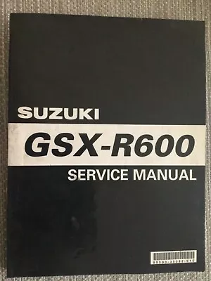 $64.88 • Buy 2001-03 Suzuki GSX-R600 GSXR600 Factory Service Manual 99500-35082-01E GSXR 600