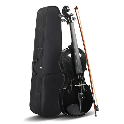 Glarry 4/4 Acoustic Violin Full Size With Case Bow Rosin For Student Beginner • $39.99