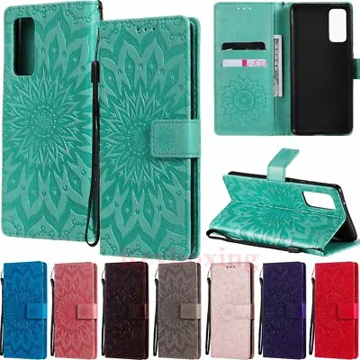 $4.74 • Buy For Samsung S20 FE S10 S10e S9 S8 S7 Wallet Card Holder Leather Phone Case Cover