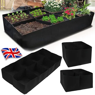 Extra Large Fabric Raised Bed Plants Grow Bag Fruit Vegetable Garden Growing Bag • £3.99