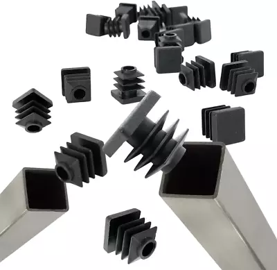 Premium Grade 1/2 Inch Extra Durable Square Plastic End Plug For Square Tubing  • $15.29