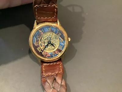 $11.99 • Buy Relic Women's PRISMATIC DIAL Quartz Watch Braided Leather Band Beautiful Face!