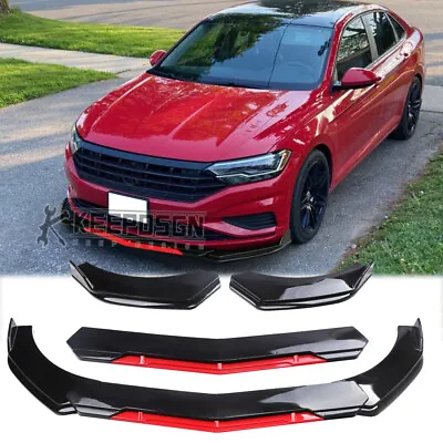 Front Bumper Lip Splitter Body Kit Parts Accessory For VW Jetta MK3 MK4 MK6 Gli • $85.78