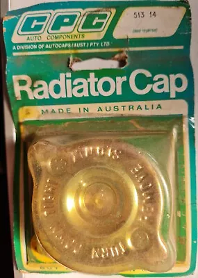 CPC Radiator Cap No. 513 14 Australian Made. Chrysler Valiant 62-71 • $14