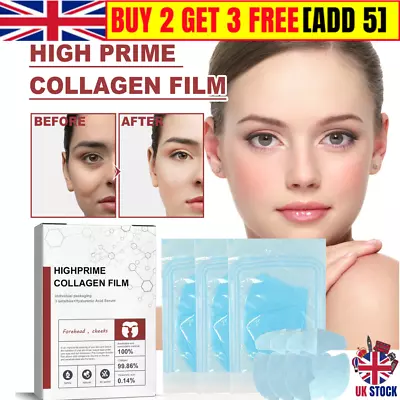 Skynpure-Pure Collagen FilmsHighprime Collagen Film Mask For Forehead Cheeks • £1.99