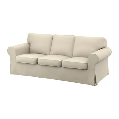 Ikea Ektorp Cover For 3-Seat Sofa Ramna Beige 702.918.02 • £185