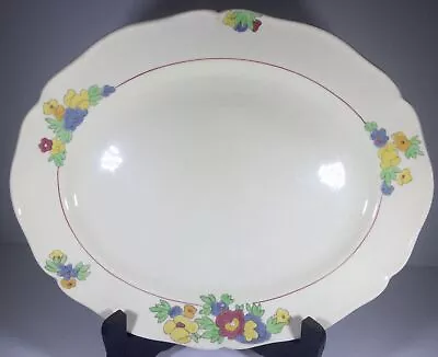 VINTAGE ROYAL DOULTON  MINDEN  OVAL PLATTER - COLD MEATS/ROAST/FISH 28cmx23cm • £6.99