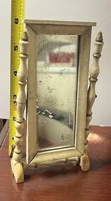 Vintage Antique Christian Hacker Gottschalk Doll House Full Length Tilt Mirror • $60