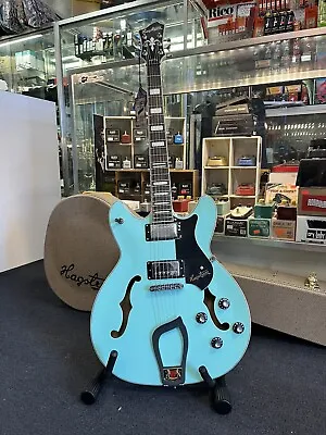 Hagstrom Viking Limited-Edition Electric Guitar Aged Sky Blue Hard Case Included • $699