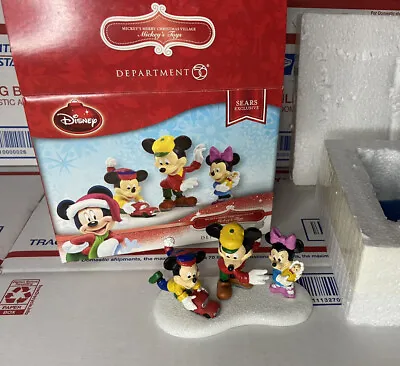 Department 56 Mickey's Merry Christmas Village Mickeys Toys Retired RARE - CLEAN • $59.99