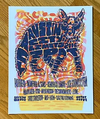 Austin City Limits 2016 Music Festival FRAMED POSTER Radiohead Mumford And Sons • $27.99