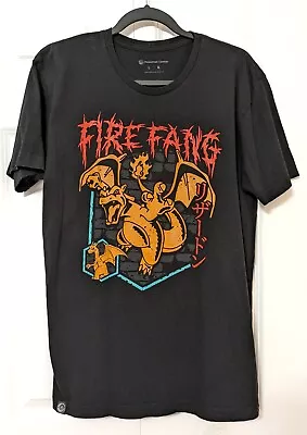 Pokemon Center Fire Fang T Shirt Mens Size Black Large • $15