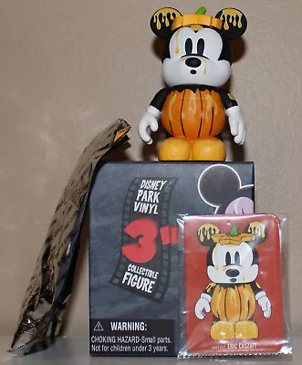 Disney Vinylmation 3  Have A Laugh W/ Box Card Foil ~mickey's Garden Pumpkin~ • $38.35