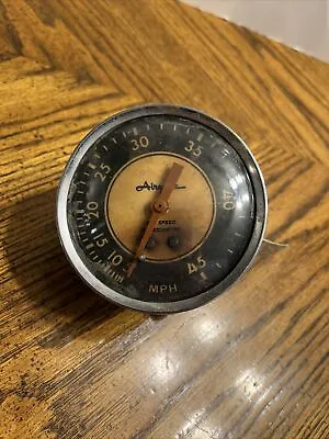 Vintage 1960s Made In USA Airguide Chrome Sea Speed Boat Speedometer • $49.99