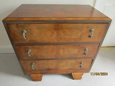 Chest Of Drawers - ART DECO Design Early To Mid 20th Century With Walnut Veneer • £35