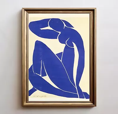 Blue Lady Abstract Painting Museum-Quality Print Henri Matisse • $9.95