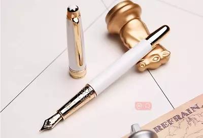 Montblanc Pen Mont Blanc Da Pan 145 Women's White Ink Pen For Business Writing • $309.99
