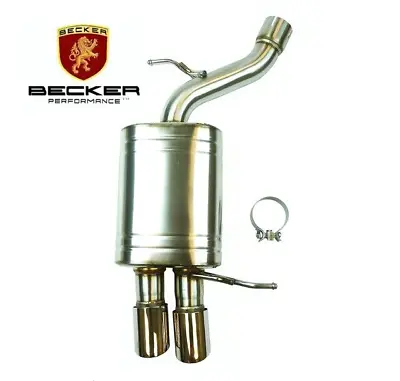 Becker Axle Back Exhaust For 03-10 BMW 5 Series 2.5L-3.0L N53 I6 • $131.40