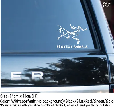  PROTECT ANIMALS  Bird Skeleton Reflective Car Stickers Decals Best Gifts • $5.99