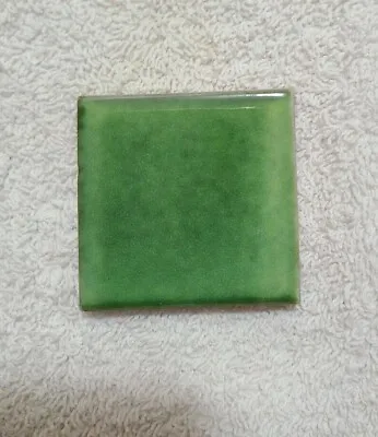 Glossy  Washed Green  Mexican Talavera Ceramic Tiles 2x2 • $3.50