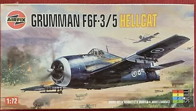 1:72 Scale Grumman F6F-5 Hellcat Airfix  02023 • $15.99