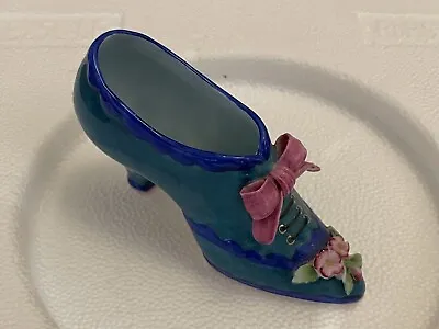 £4.90 • Buy Vintage Regal Collection Miniture China Blue Shoe - GREAT CONDITION - FAST POST