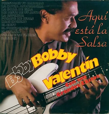 Bobby Valentin - Aqui Esta La Salsa - Lp Bronco Usa - 1989 • $29.99