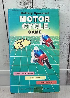 Vintage Sound & Light Motorcycle Battery Operated Game Soma 1992  • $40