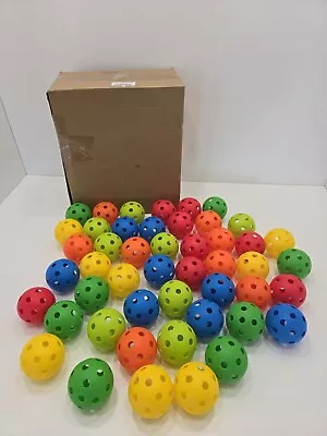 Practice Baseballs 48-Pack Plastic Training Baseballs Multi-Colored • $37.99