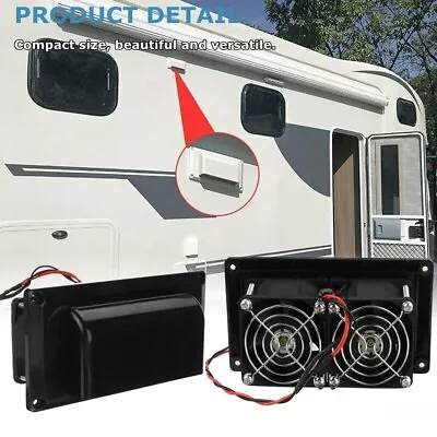 RV Interior Side Air Vent Ventilation Exhaust Fan For Camper Trailer Boat Yacht • $33.24