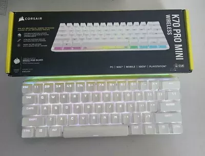 Corsair K70 Rgb Pro Mini Wirless 60% Mechanical Gaming Keyboard (speed) ~ White • $175