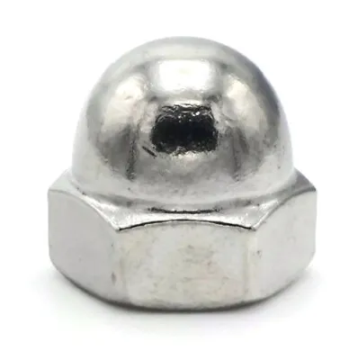 Stainless Steel 18-8 Cap Acorn Hex Nuts - All Sizes & Qtys • $36.50