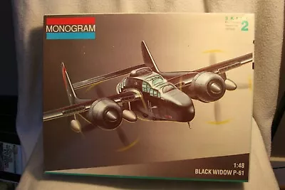 P-61 Black Widow Monogram 7546 1/48 Scale Model Kit Vintage • $22