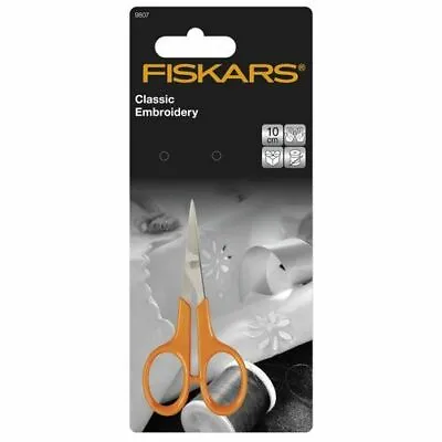 Fiskars Embroidery/Needlework Scissors Left Or Right Hand - 10cm/4in • £14.59