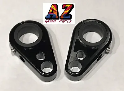 Billet Black Front A-Arm Brake Line Clamps Yamaha YFZ450 YFZ450R YFZ450X YFZ 450 • $22.99