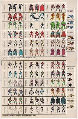 Marvel Super Heroes Advanced Set RPG TSR 1986 40 Character Stand-Up Figures • $14.99