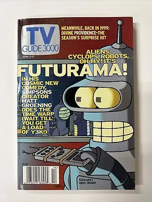 Tv Guide 3000 April 3-9 1999 Futurama • $12