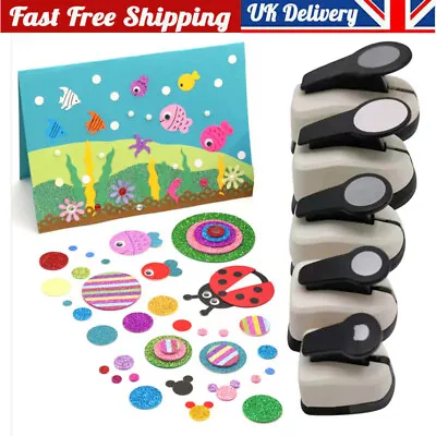 Paper Puncher For Arts Cardmaking Craft Scrapbooking Circle Cutter Hole Punch • £4.99