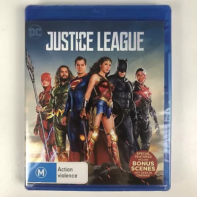 $7.90 • Buy Justice League (2017, Blu-ray) Region B, DC Comics Superhero Movie