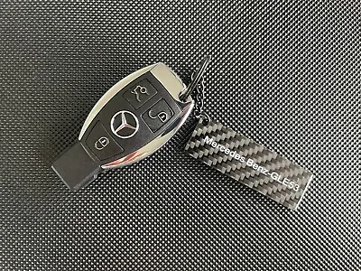 Genuine Carbon Fiber Keychain Keyring For Mercedes Benz AMG GLE53 • $42.95