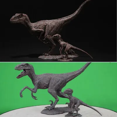 $73.59 • Buy REBOR Velociraptor WINSTON & STAN Dinosaur Statue Figure Display BRONZE VER.