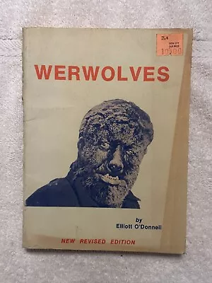 Werwolves By Elliott O'Donnell Paperback New Revised Edition 1972 • $17.99