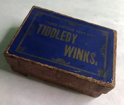 Vintage Game Tiddledy Winks Copyrighted 1890 By McLoughlin Bros. Instructions • $45